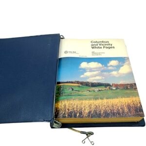 VINTAGE 1985 COLUMBUS OHIO & VICINITY PHONE BOOK WHITE PAGES